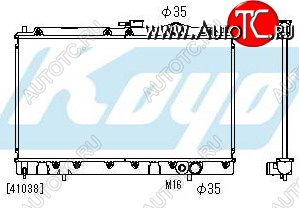 9 599 р. GALANT РАДИАТОР ОХЛАЖДЕН MT 1.8 2 (KOYO) KOYORAD mbgal88-910  с доставкой в г. Кемерово