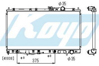 12 999 р. GALANT РАДИАТОР ОХЛАЖДЕН AT 1.8 2 2.5 (2 ряд) (KOYO) KOYORAD mbgal93-910  с доставкой в г. Кемерово. Увеличить фотографию 1