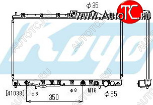 5 949 р. GALANT РАДИАТОР ОХЛАЖДЕН AT 1.8 2 2.5 (1 ряд) (KOYO) KOYORAD mbgal93-911  с доставкой в г. Кемерово