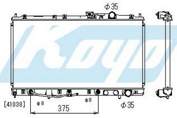 7 299 р. GALANT РАДИАТОР ОХЛАЖДЕН AT 1.8 2 2.5 BODYPARTS mbgal93-913  с доставкой в г. Кемерово. Увеличить фотографию 1
