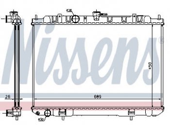 9 549 р. X-TRAIL РАДИАТОР ОХЛАЖДЕН MT 2 2.5 (NRF) (GERI) (NISSENS) NISSENS nnxtr01-911  с доставкой в г. Кемерово. Увеличить фотографию 1