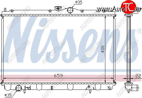 16 299 р. CARISMA (+ SPACE STAR 98-) РАДИАТОР ОХЛАЖДЕН MT 1.6 1.8 BODYPARTS mbcar95-913  с доставкой в г. Кемерово