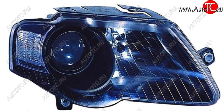 12 599 р. Правая фара (c электрокорректором) DEPO Volkswagen Passat B6 седан (2005-2011) (линзован)  с доставкой в г. Кемерово