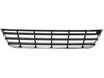 Центральная решетка переднего бампера (пр-во Китай) BODYPARTS Volkswagen Passat  B6 (2005-2011) седан, универсал (молдинг хром)