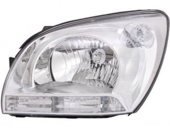 Левая фара (под корректор) DEPO KIA Sportage  2 JE,KM (2004-2008) дорестайлинг