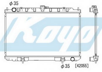 5 999 р. MAXIMA QX РАДИАТОР ОХЛАЖДЕН MT 2 3 (KOYO) KOYORAD nnmxq00-910  с доставкой в г. Кемерово. Увеличить фотографию 1