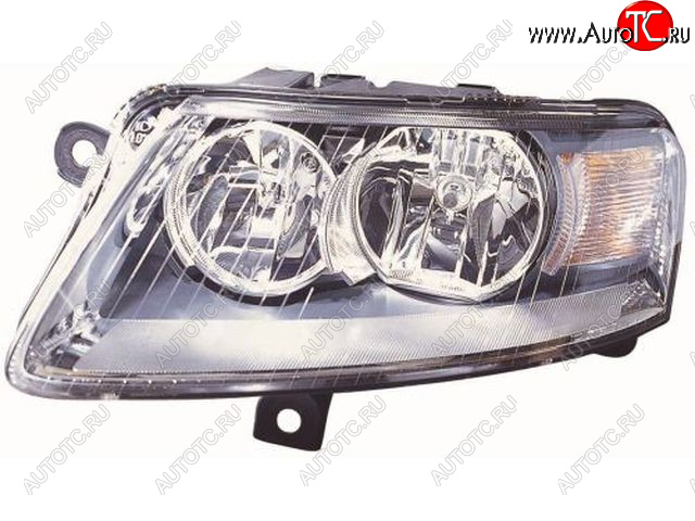 8 449 р. Левая фара (под корректор) DEPO Audi A6 C6 дорестайлинг, седан (2004-2008)  с доставкой в г. Кемерово