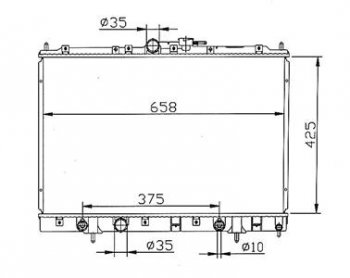 8 249 р. PININ (4G93) РАДИАТОР ОХЛАЖДЕН AT BODYPARTS mbpin99-910  с доставкой в г. Кемерово. Увеличить фотографию 1