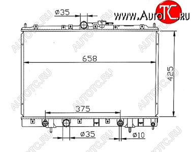 8 249 р. PININ (4G93) РАДИАТОР ОХЛАЖДЕН AT BODYPARTS mbpin99-910  с доставкой в г. Кемерово