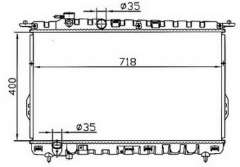 3 299 р. SONATA (SONATA 99-01MAGENTIS 01-) РАДИАТОР ОХЛАЖДЕН MT BODYPARTS hnson02-912  с доставкой в г. Кемерово. Увеличить фотографию 1