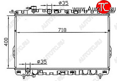 3 299 р. SONATA (SONATA 99-01MAGENTIS 01-) РАДИАТОР ОХЛАЖДЕН MT BODYPARTS hnson02-912  с доставкой в г. Кемерово