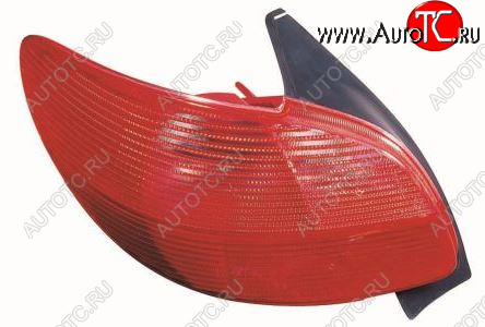 3 299 р. Левый фонарь DEPO Peugeot 206 хэтчбэк 5 дв. 2AC дорестайлинг (1998-2003)  с доставкой в г. Кемерово