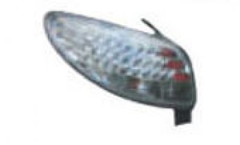 206 ФОНАРЬ ЗАДН ВНЕШН ЛЕВ ПРОЗРАЧ С ДИОД ГАБАРИТ BODYPARTS pg20698-743-l