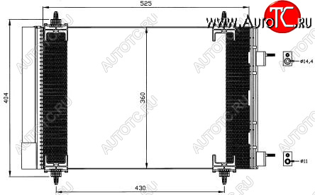4 999 р. 307 (CT C4 04-) КОНДЕНСАТОР КОНДИЦ (см.каталог) BODYPARTS pg30703-932  с доставкой в г. Кемерово