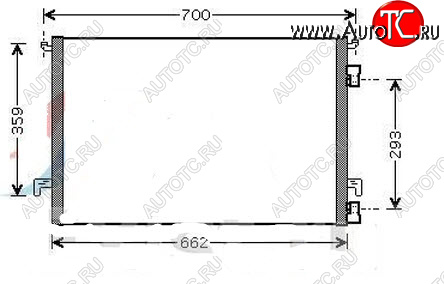 4 299 р. VECTRA (+SIGNUM) КОНДЕНСАТОР КОНДИЦ (см.каталог) BODYPARTS opvca02-931  с доставкой в г. Кемерово