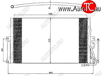 5 799 р. VECTRA КОНДЕНСАТОР КОНДИЦ BODYPARTS opvca99-930  с доставкой в г. Кемерово