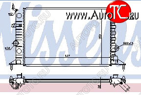 2 299 р. VECTRA РАДИАТОР ОХЛАЖДЕН (см.каталог) BODYPARTS opvca96-916  с доставкой в г. Кемерово