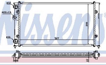 GOLF (VENTO) РАДИАТОР ОХЛАЖДЕН (см.каталог) BODYPARTS vwglf92-916