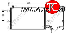 3 399 р. GOLF (+VENTO) КОНДЕНСАТОР КОНДИЦ (R12) BODYPARTS vwglf92-930  с доставкой в г. Кемерово