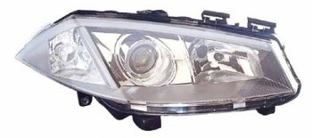 Правая фара (с электрокорректором, ксенон) DEPO Renault Megane  седан (2002-2006)  дорестайлинг
