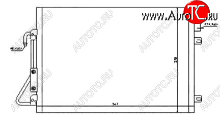 3 289 р. LOGAN КОНДЕНСАТОР КОНДИЦ (см.каталог) BODYPARTS rnlog05-931  с доставкой в г. Кемерово