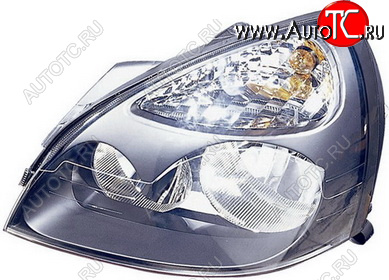 5 249 р. Левая фара (под корректор) DEPO  Renault Clio ( CB,  BB) (2001-2012) рестайлинг, хэтчбэк 3 дв., рестайлинг, хэтчбэк 5 дв.  с доставкой в г. Кемерово