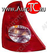 2 189 р. Левый фонарь DEPO  Renault Clio ( CB,  BB) (2001-2012) рестайлинг, хэтчбэк 3 дв., рестайлинг, хэтчбэк 5 дв.  с доставкой в г. Кемерово
