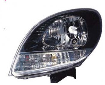Левая фара (под корректор) DEPO Renault Kangoo  KC (2003-2007) рестайлинг