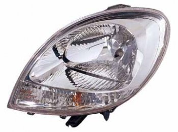 Левая фара (под корректор) DEPO Renault Kangoo  KC (2003-2007) рестайлинг