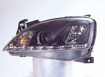 CORSA ФАРА Л+П (КОМПЛЕКТ) ТЮНИНГ ЛИНЗОВАН (DEVIL EYES) (SONAR) ВНУТРИ ЧЕРН SONAR opcor01-002b-n