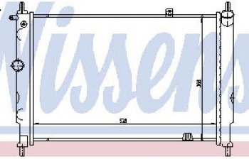 ASTRA РАДИАТОР ОХЛАЖДЕН (NISSENS) (NRF) (GERI) (см.каталог) NISSENS opast91-910