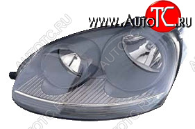 8 799 р. Левая фара (c электрокорректором) DEPO  Volkswagen Golf  5 (2003-2009) хэтчбэк  с доставкой в г. Кемерово