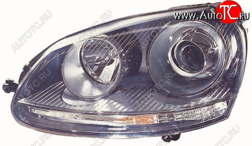 17 999 р. Левая фара (с электрокорректором, ксенон) BodyParts Volkswagen Golf 5 хэтчбэк (2003-2009)  с доставкой в г. Кемерово