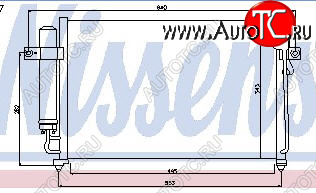 4 649 р. GETZ {535 x 325 mm} КОНДЕНСАТОР КОНДИЦ MT (NISSENS) (AVA) (см.каталог) NISSENS hngez02-930  с доставкой в г. Кемерово