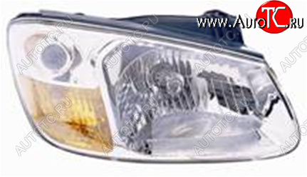 8 999 р. Правая фара (c электрокорректором) DEPO KIA Cerato 1 LD седан дорестайлинг (2003-2007)  с доставкой в г. Кемерово