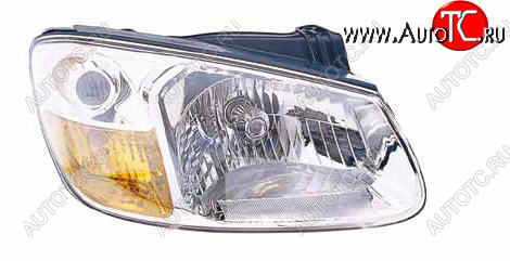5 849 р. Правая фара DEPO KIA Cerato 1 LD седан рестайлинг (2005-2008)  с доставкой в г. Кемерово