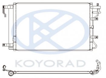 CERATO КОНДЕНСАТОР КОНДИЦ (KOYO) KOYORAD kacet04-932