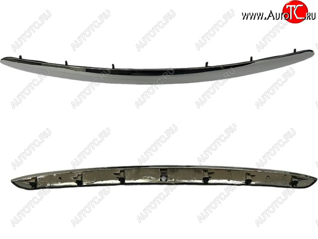 1 349 р. Молдинг решетки радиатора (пр-во Китай) BODYPARTS  KIA Cerato  2 TD (2008-2013) седан (хром)  с доставкой в г. Кемерово