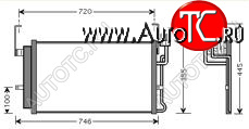 4 399 р. SANTA FE КОНДЕНСАТОР КОНДИЦ BODYPARTS hnsfe01-930  с доставкой в г. Кемерово