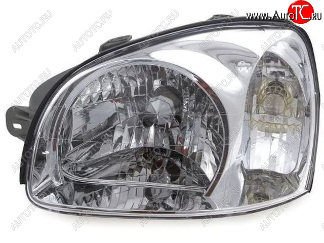 8 999 р. Левая фара (под корректор) DEPO Hyundai Santa Fe SM (2000-2012)  с доставкой в г. Кемерово