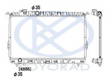8 799 р. SONATA {SONATA 99-01} РАДИАТОР ОХЛАЖДЕН MT (KOYO) KOYORAD hnson02-910  с доставкой в г. Кемерово. Увеличить фотографию 1