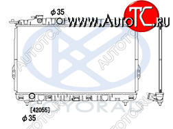 8 799 р. SONATA {SONATA 99-01} РАДИАТОР ОХЛАЖДЕН MT (KOYO) KOYORAD hnson02-910  с доставкой в г. Кемерово
