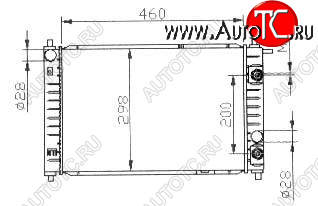 1 769 р. MATIZ РАДИАТОР ОХЛАЖДЕН AT BODYPARTS dwmiz01-912  с доставкой в г. Кемерово