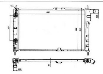 ESPERO РАДИАТОР ОХЛАЖДЕН AT BODYPARTS dwesp94-912