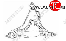 4 099 р. S70 {V70 97-02850 91-96} РЫЧАГ ПЕРЕДН ПОДВЕСКИ ПРАВ НИЖН С ТУРБО (Тайвань) SH vvs7097-811-r  с доставкой в г. Кемерово