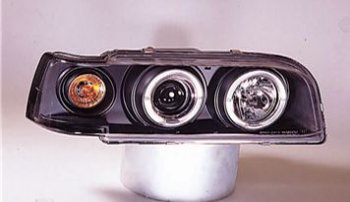 850 ФАРА Л+П (КОМПЛЕКТ) ТЮНИНГ ПРОЗРАЧ С 2 СВЕТЯЩ ОБОДК , ЛИТОЙ УК.ПОВОР (SONAR) ВНУТРИ ЧЕРН SONAR vv85091-001b-n