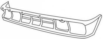 740 СПОЙЛЕР БАМПЕРА ПЕРЕДН (Тайвань) TYG vv74084-220