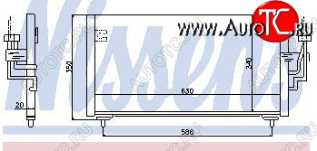 5 649 р. GALANT КОНДЕНСАТОР КОНДИЦ BODYPARTS mbgal97-930  с доставкой в г. Кемерово