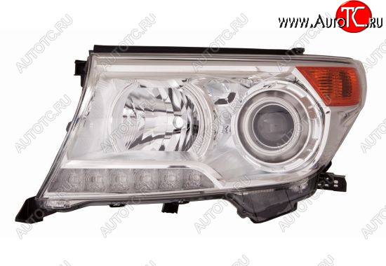 34 999 р. Левая фара (ксенон) BodyParts Toyota Land Cruiser 200 1-ый рестайлинг (2012-2015)  с доставкой в г. Кемерово