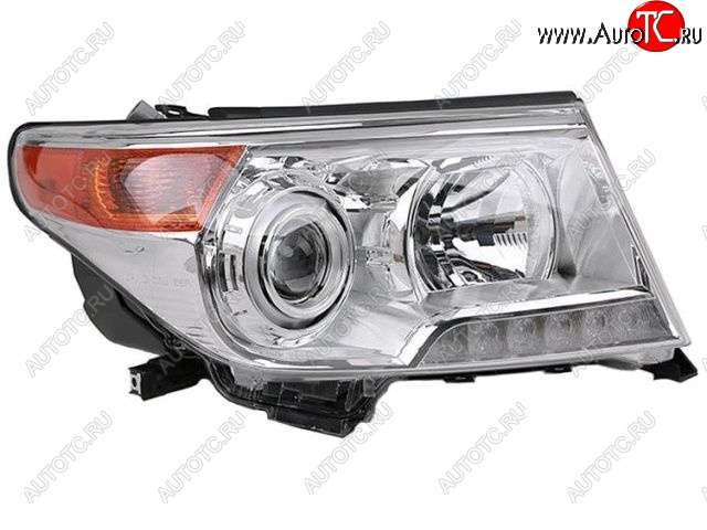 8 999 р. Правая фара (с электрокорректором, ксенон) BODYPARTS  Toyota Land Cruiser  200 (2012-2015) 1-ый рестайлинг  с доставкой в г. Кемерово